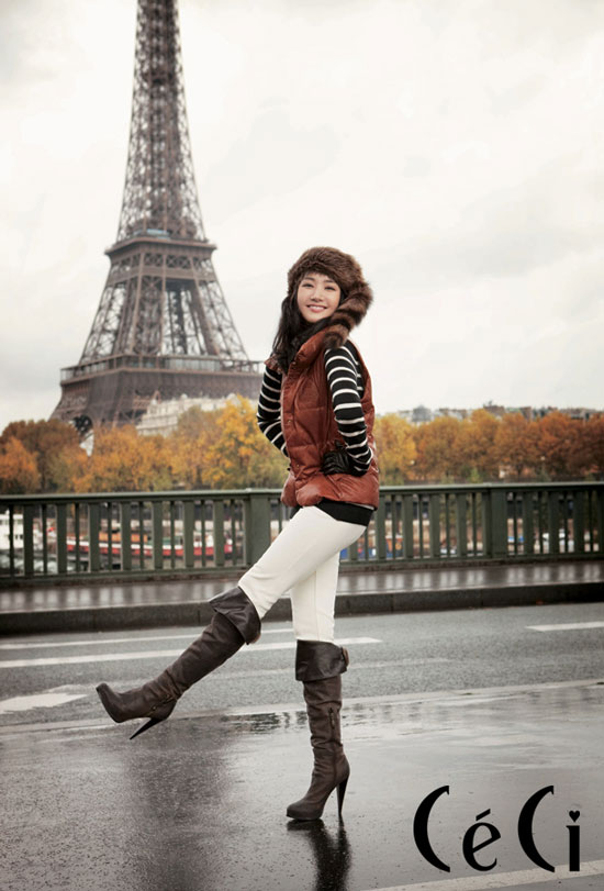 Park Min-young Paris for Ceci magazine