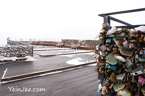 Locks of love in Namsan, Seoul