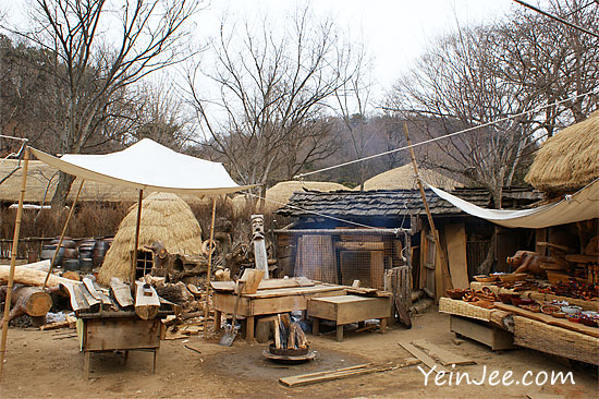 Carpenter house at Korean Folk Village in Yongin