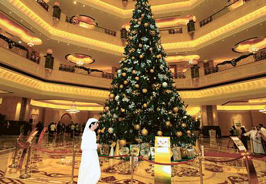 World most expensive Christmas tree in Abu Dhabi