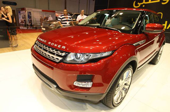 Range Rover Evoque at Abu Dhabi International Motor Show 2010