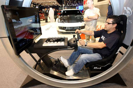 Toyota Playstation at Abu Dhabi International Motor Show 2010