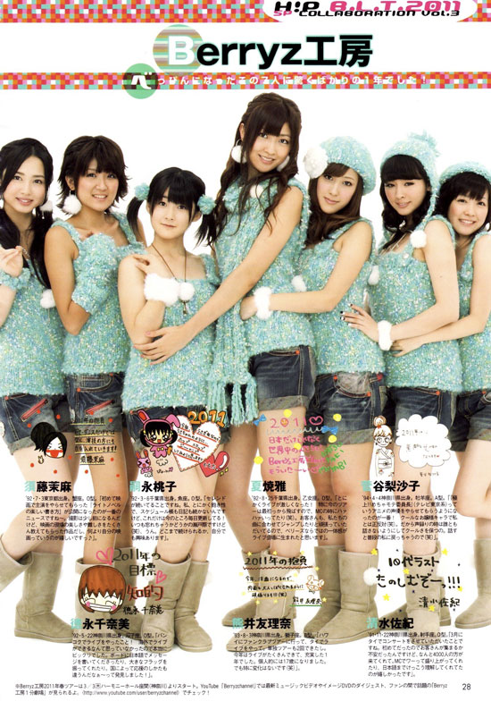Berryz Kobo Japanese BLT Magazine