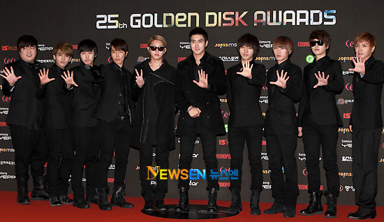 Super Junior at Golden Disk Award 2010
