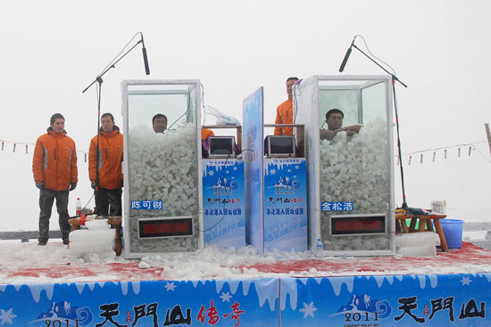 Chinese man Jin Songhao break cold endurance world record