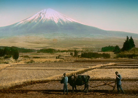 Mt Fuji vintage photo by T Enami