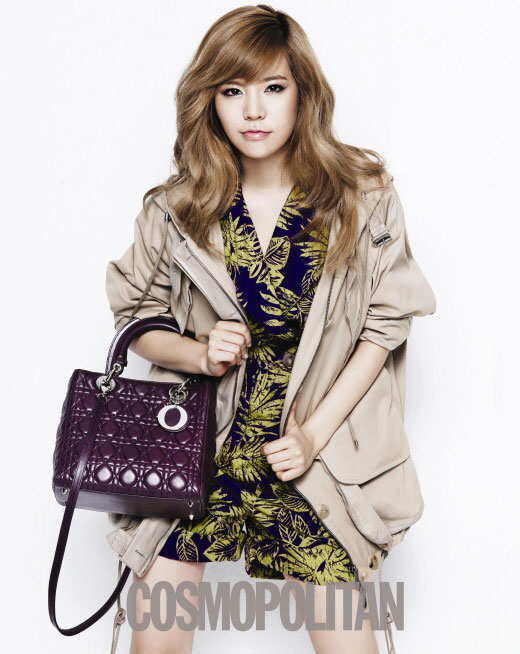 Girls Generation Sunny on Cosmopolitan with Lady Dior