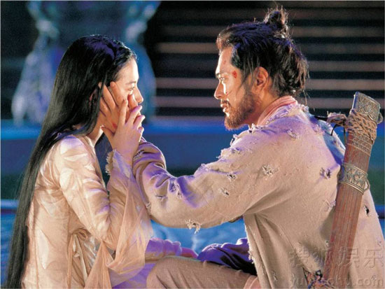 Liu Yifei and Louis Koo in A Chinese Ghost Story
