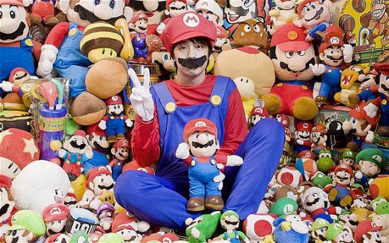 World biggest Super Mario Bro fan in Japan