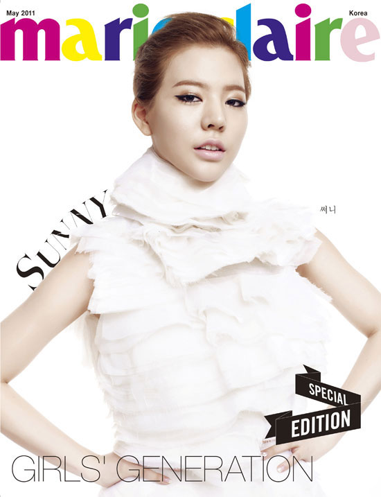 Girls Generation Sunny Marie Claire magazine