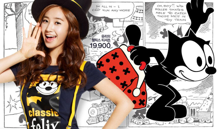 Girls Generation, SPAO and Felix The Cat