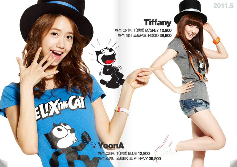 Girls Generation, SPAO and Felix The Cat