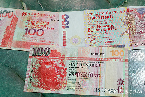 Hong Kong Dollar banknotes