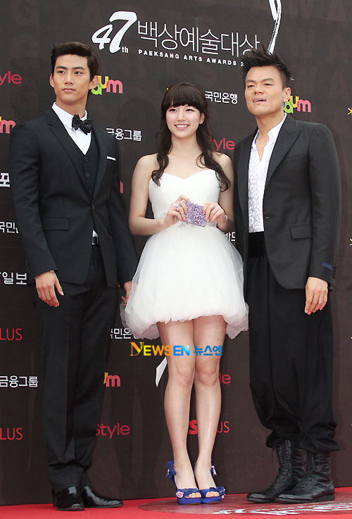 Taecyeon Suzy Bae JYP Baeksang Awards 2011