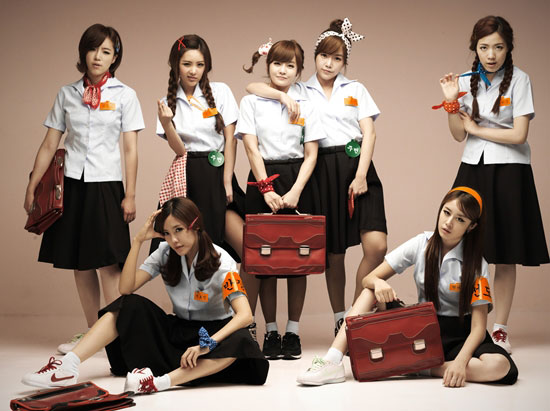 T-ara Korean school girls