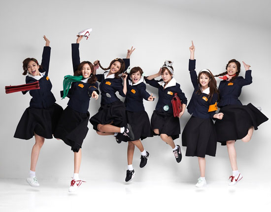 T-ara Korean school girls