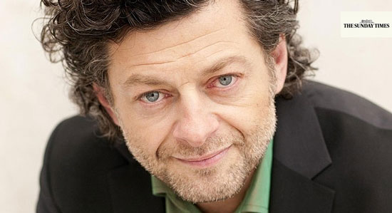 British actor Andy Serkis Sunday Times