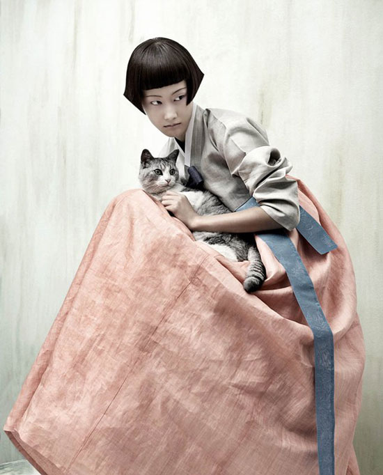 Kim Kyung-soo Korean hanbok