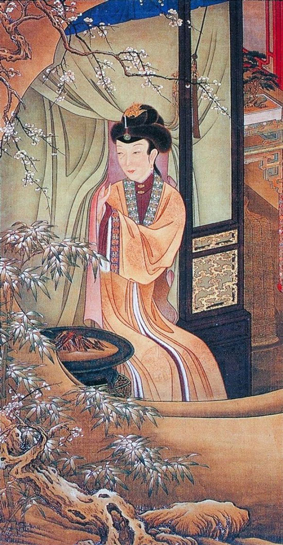 Ancient Chinese beauty painting