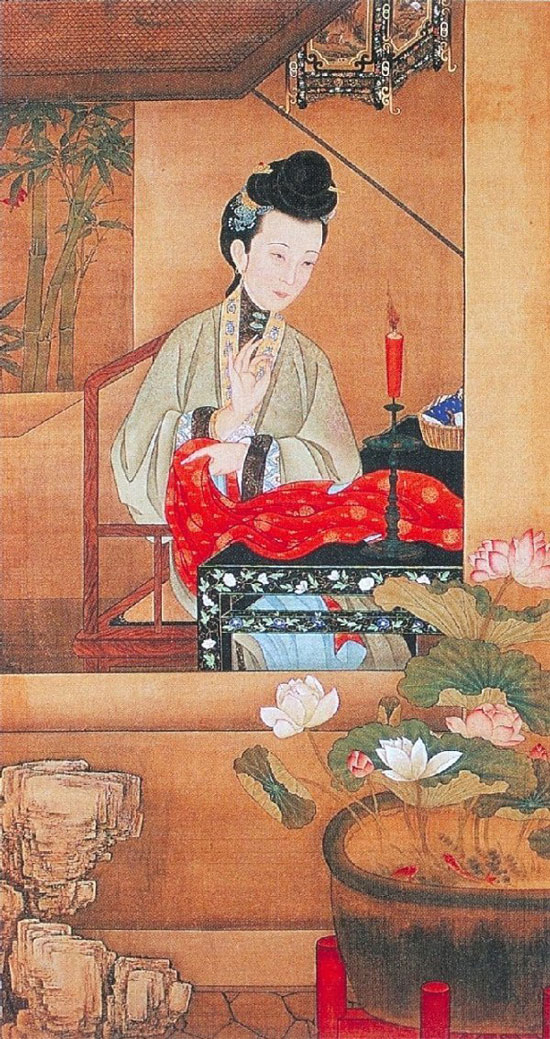 Ancient Chinese beauty painting