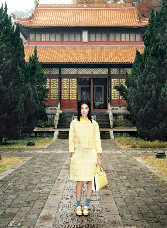 Chinese supermodel Liu Wen T Magazine