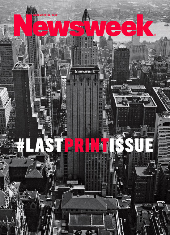 Newsweek last print issue cover