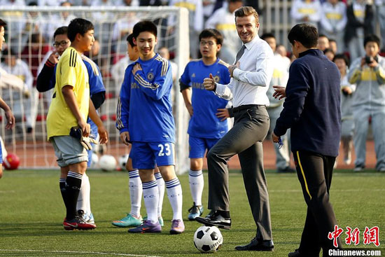David Beckham in China