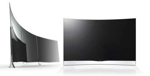 LG curved OLED TV world first