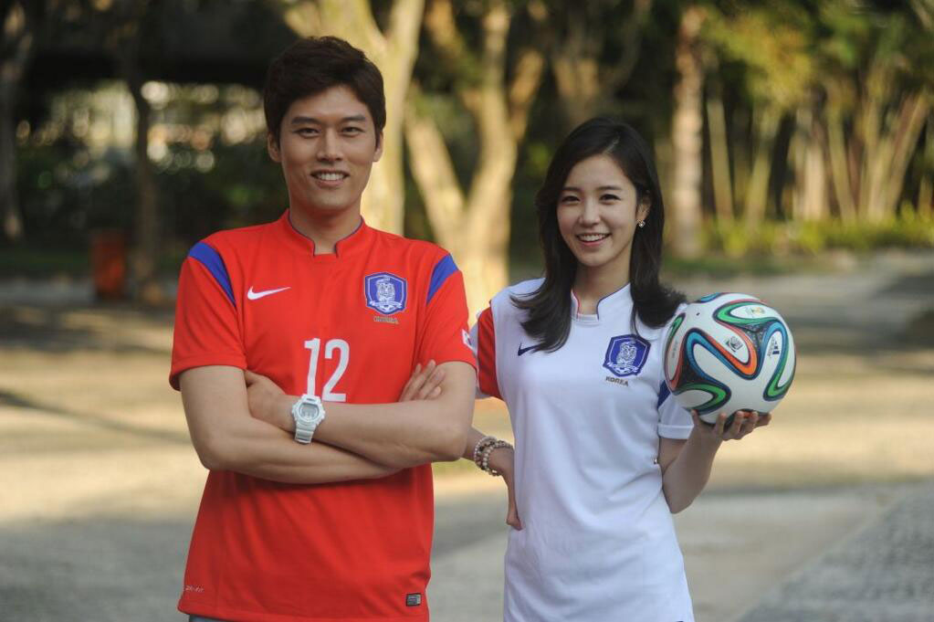 Korean announcer Jang Yewon SBS World Cup