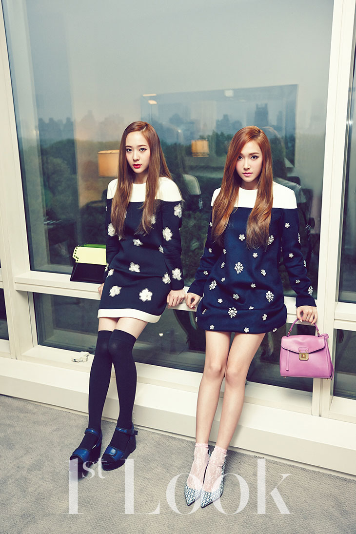 Jessica and Krystal Korean 1st Look Magazine