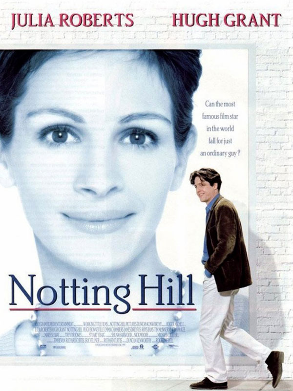 Watching movie Notting Hill on New Year 2017
